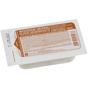 ESCOVA DERMO SUAVE DEGERMANTE(RIODENE)ESPONJA 10ML CX.C80UND